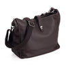 Oberwerth Kate Camera/Business Bag, Espresso Leather with Silver Buckles, Clutch and Keywallet
