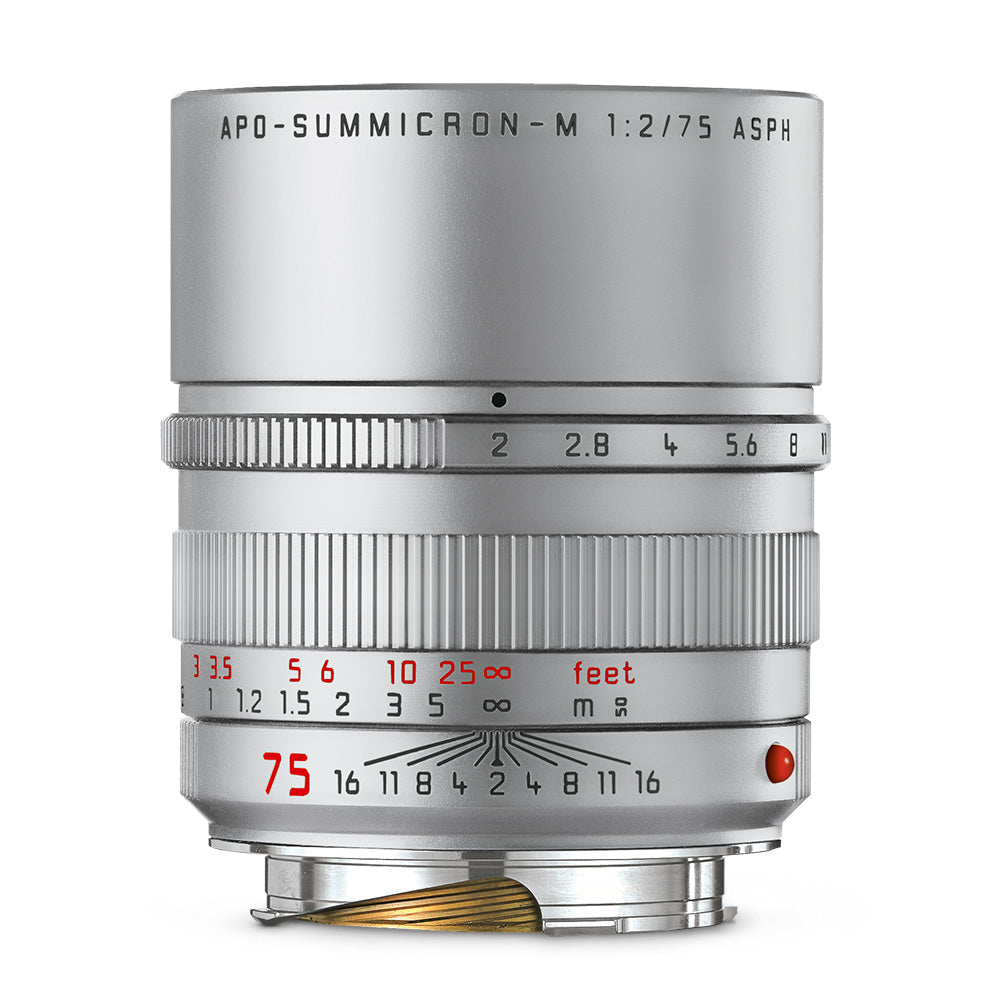 Leica APO-Summicron-M 75mm f/2 ASPH, silver anodized