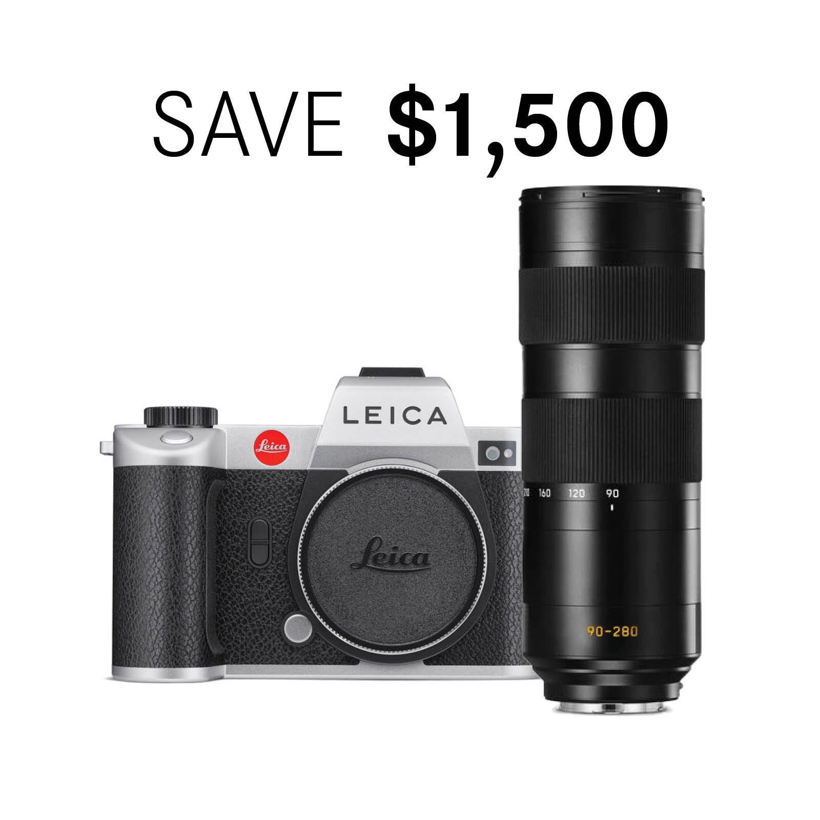 Leica SL2 Silver Edition Bundle with APO-Vario-Elmarit-SL 90-280mm f/2.8-4