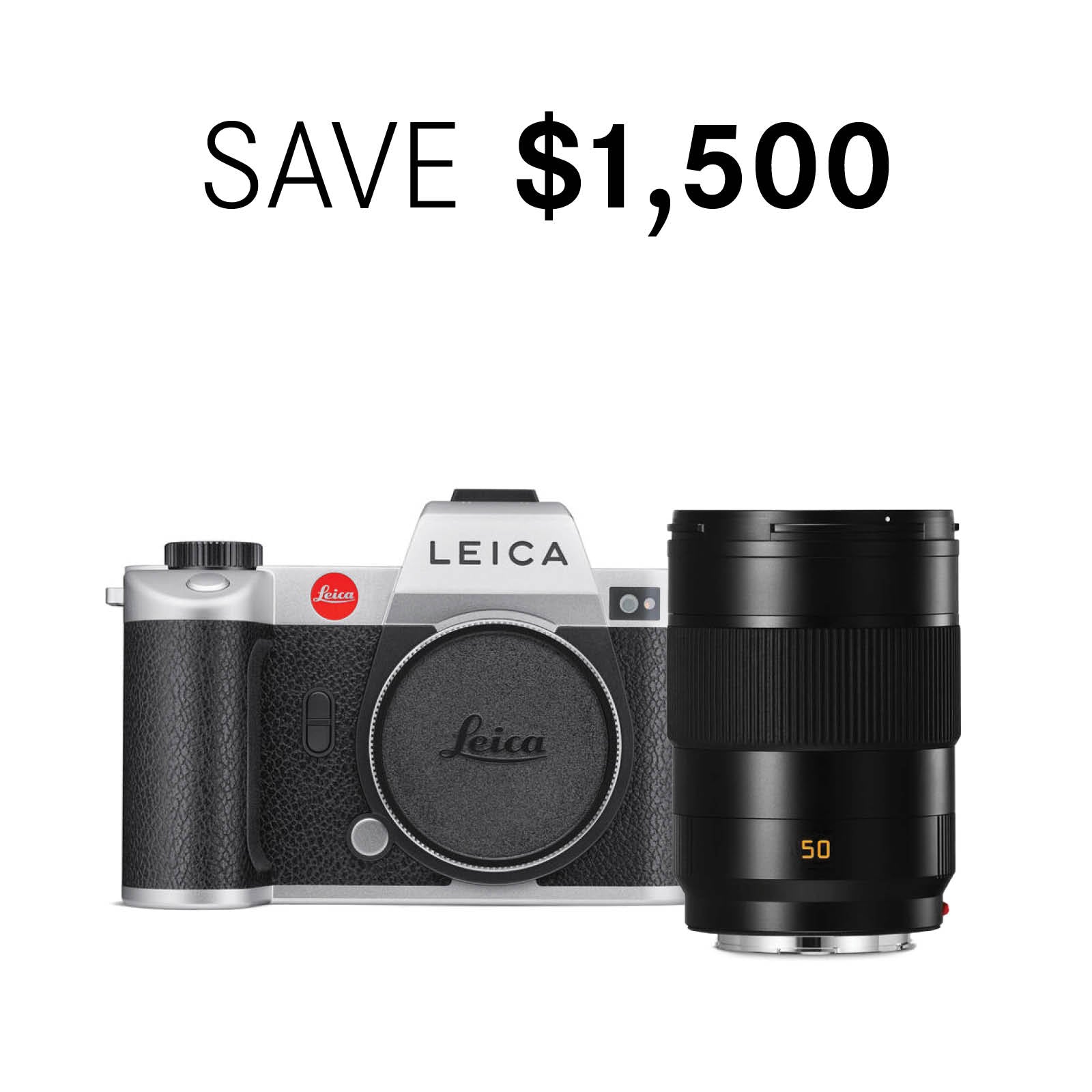 Leica SL2 Silver Edition Bundle with APO-Summicron-SL 50mm f/2 ASPH