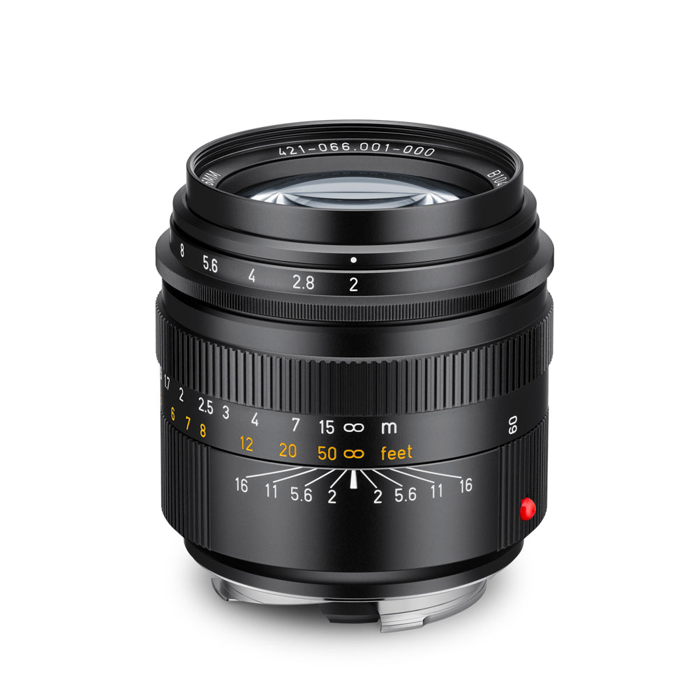 Leica Summicron-M 66 mm f/2, acabado anodizado negro