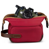 Billingham Capsule 1 Small Camera Pouch  (Burgundy FibreNyte/Chocolate, 1L)
