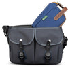 Billingham Capsule 1 Small Camera Pouch  (Navy FibreNyte/Chocolate, 1L)