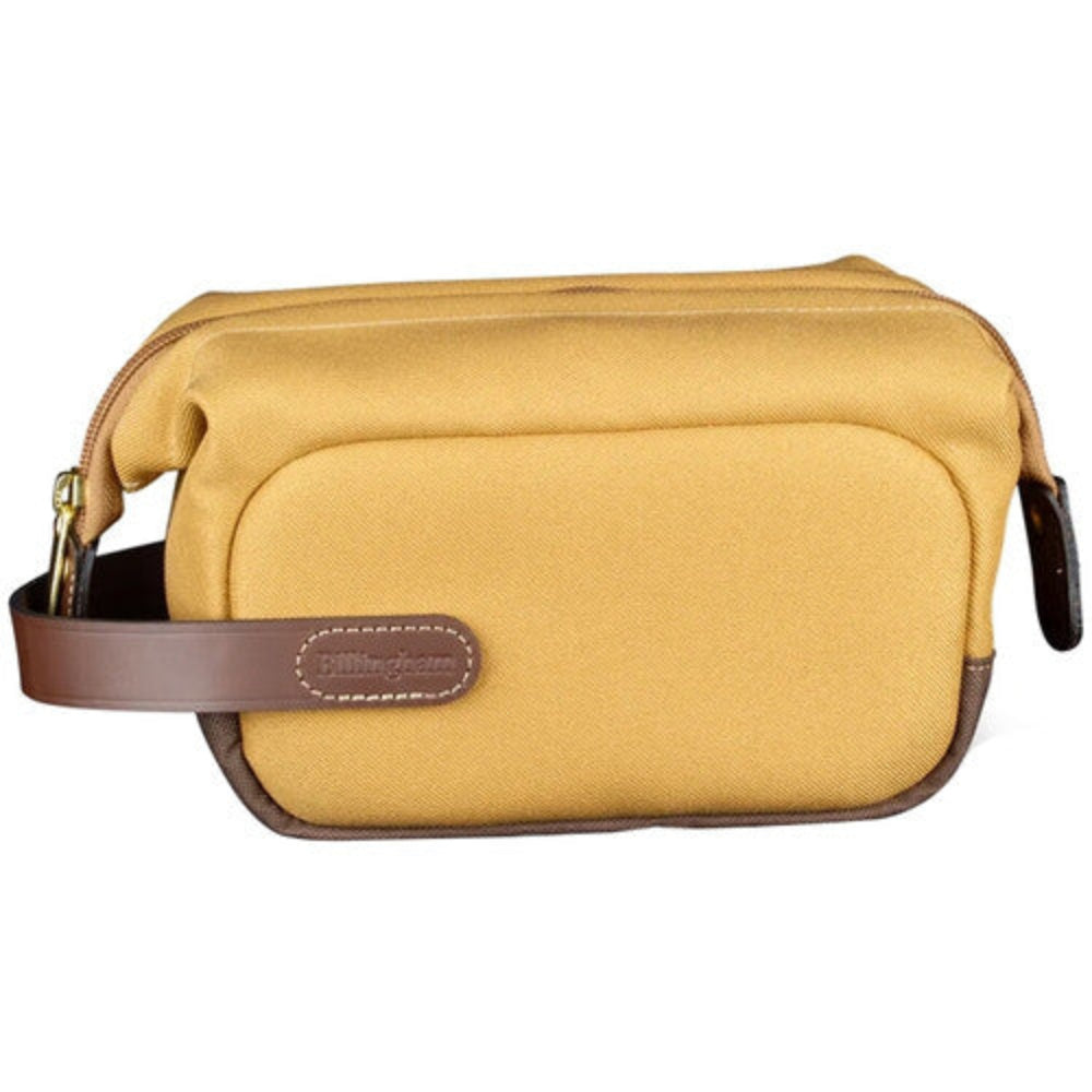 Bolsa pequeña para cámara Billingham Capsule 1 (FibreNyte caqui/chocolate, 1 L)