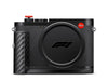 Leica Q3 43 Formula 1® Edition, front view with lens cap