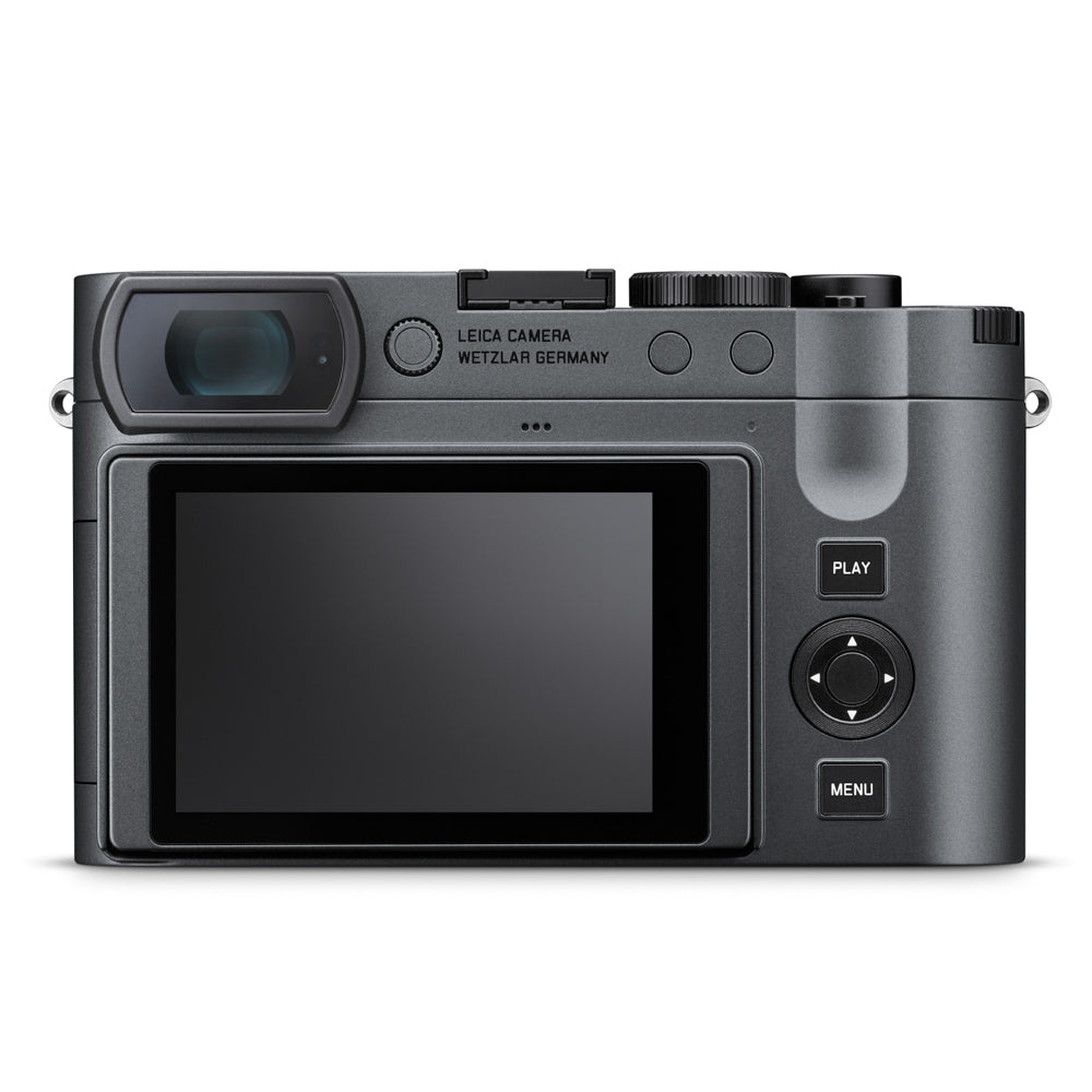 Leica Q3, acabado de pintura gris metalizado