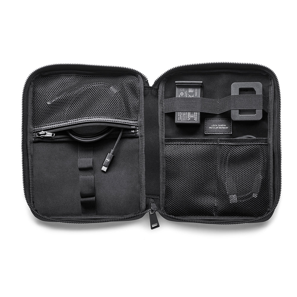 Bolsa para accesorios Leica Sofort, tejido reciclado, negro