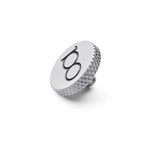 Leica Soft Release Button, Brass, silver chrome, 100 YEARS OF LEICA