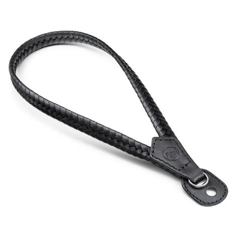 Leica Wrist Strap, Leather, Braided, Black