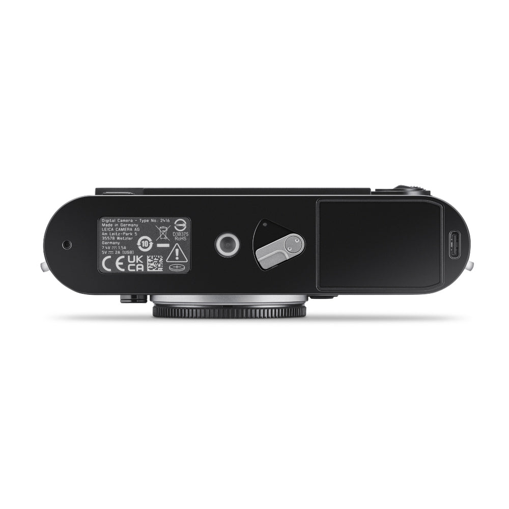 Leica M11, acabado en pintura negra brillante