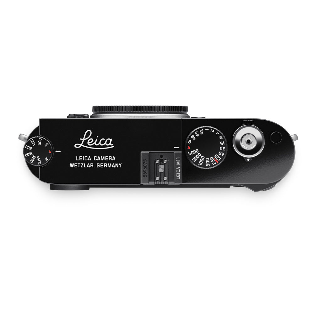 Leica M11, acabado en pintura negra brillante