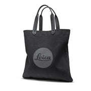 Bolsa de compra Leica, lona lavada, negra