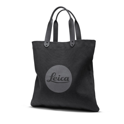 Leica Shopping Bag, washed canvas, black