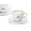 Leica Coffee Cup Set for 2, 4 Pieces, Porcelain, White