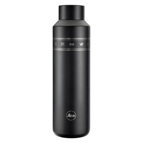 Leica Insulated Bottle, Stainless Steel, Black