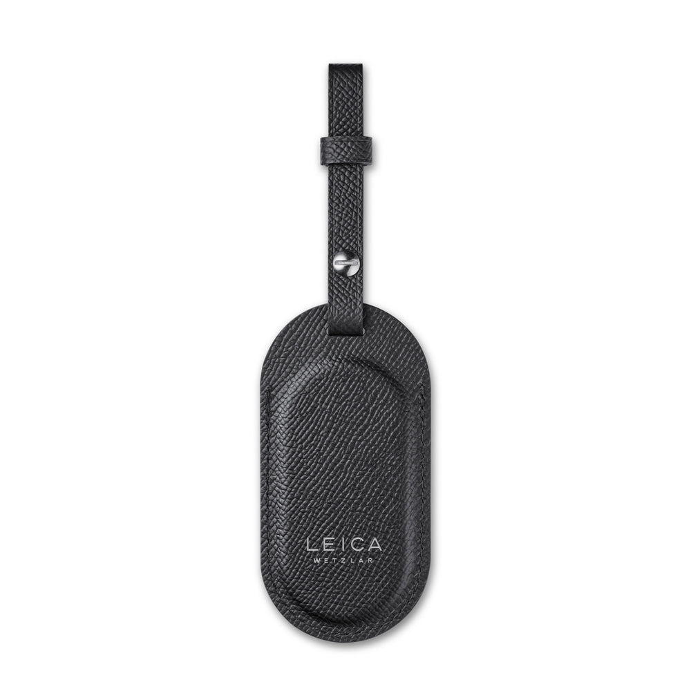 Leica Luggage Tag, leather, black