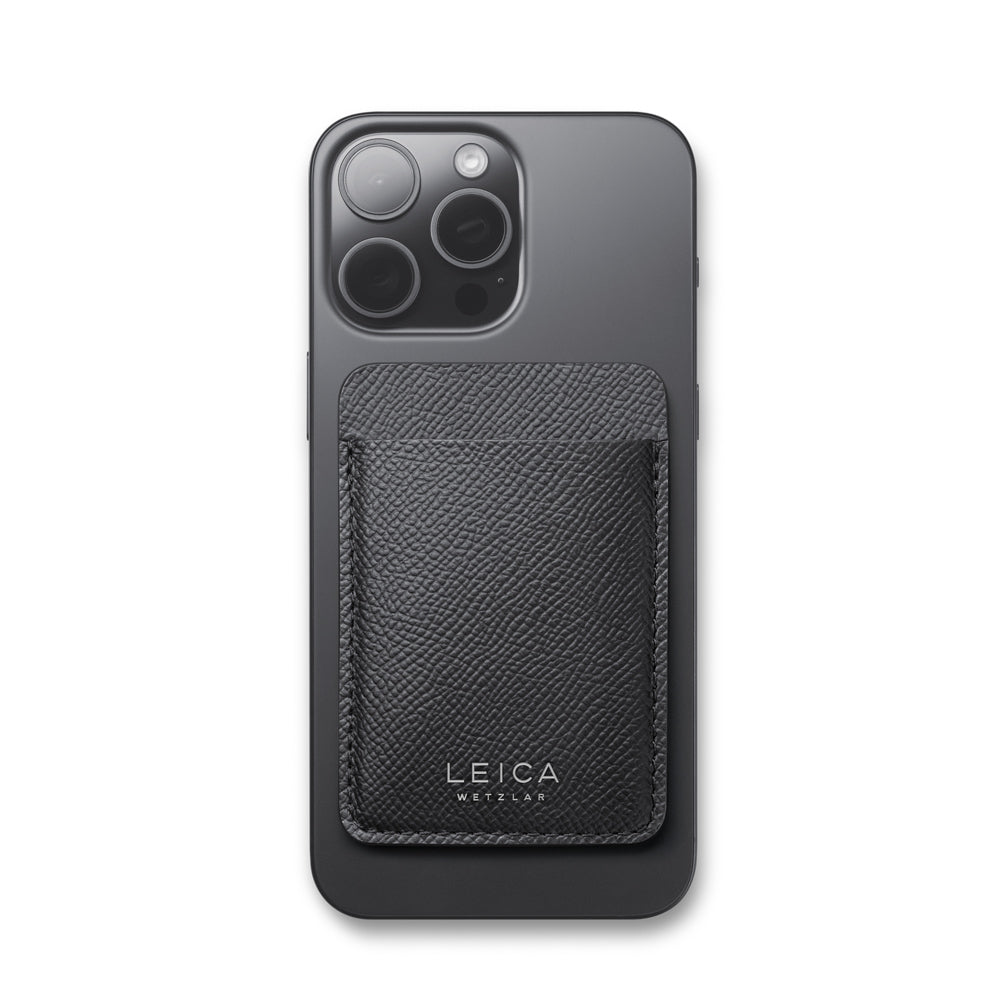 Leica Cardholder for MagSafe, leather, black