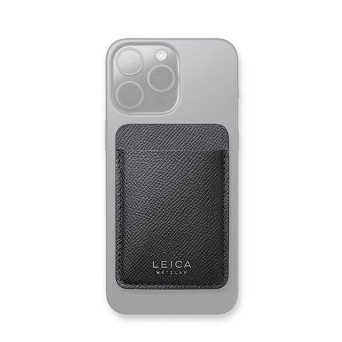 Leica Cardholder for MagSafe, leather, black