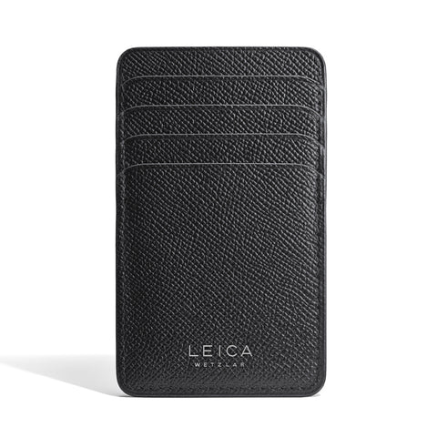 Leica Cardholder vertical, leather, black