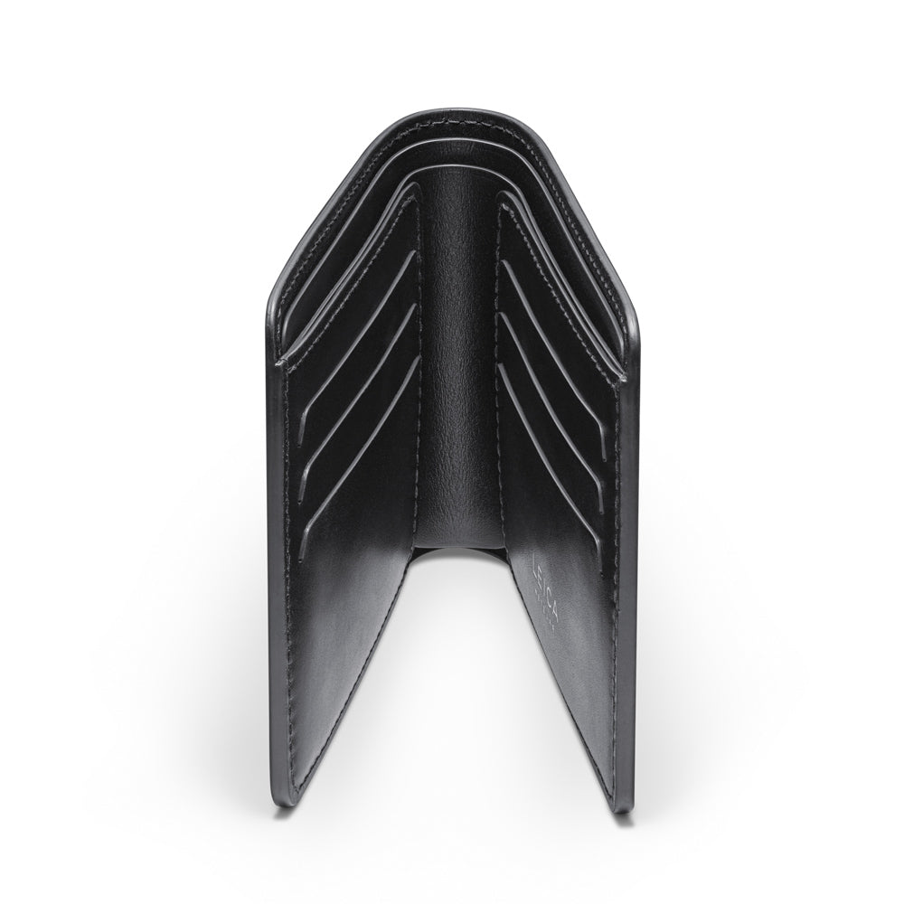 Cartera Leica, cuero, negro