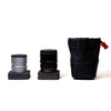 Artisan & Artist* ACAMLPL 120 Full Leather Lens Pouch, Small, Black