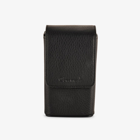 Oberwerth ‘Albert’ Leather Camera Bag - Black with Black Stitching