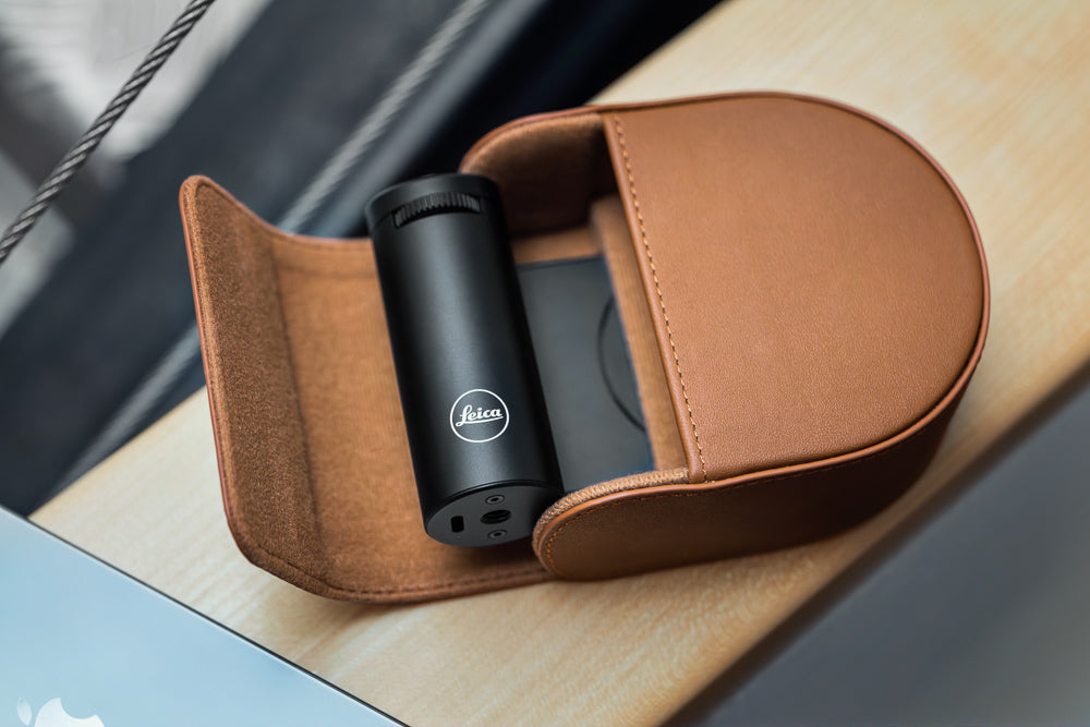 Funda de cuero para Leica LUX Grip, coñac