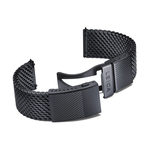 Leica ZM 1 / ZM 2 Monochrome Milanaise Metal Bracelet, PVD Black