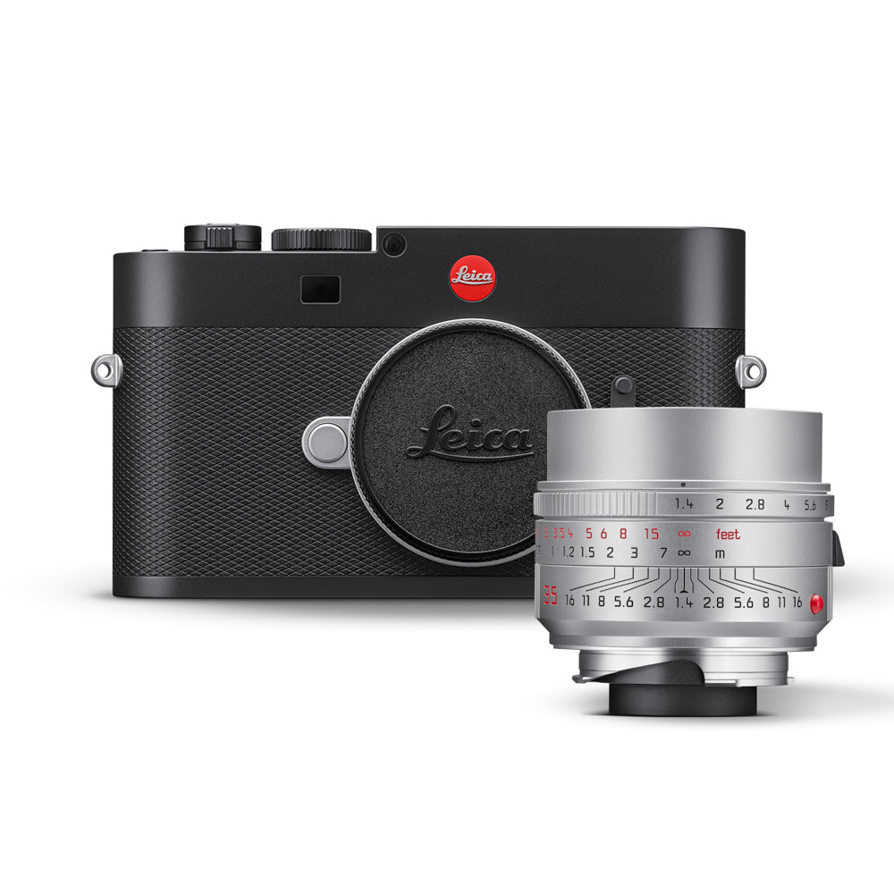 Kit Leica M EV1 con Summilux-M 35mm f/1.4 ASPH FLE II, plateado