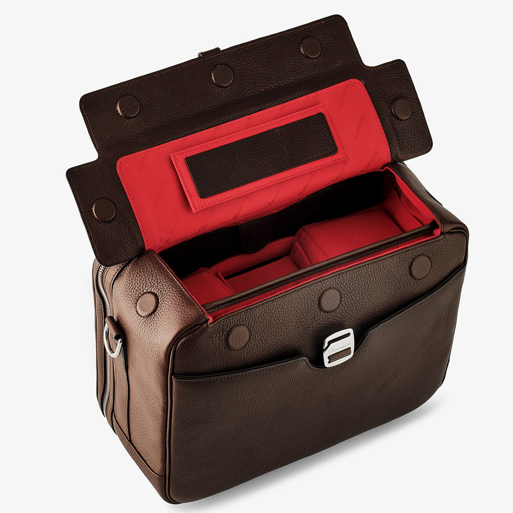 Bolso Oberwerth LSI Leo Voyager, V2 - Marrón oscuro