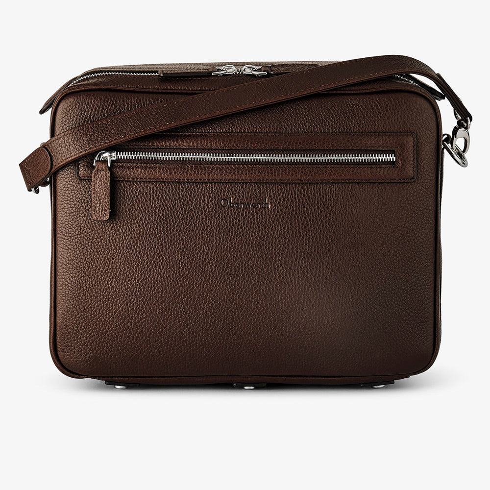 Bolso Oberwerth LSI Leo Voyager, V2 - Marrón oscuro