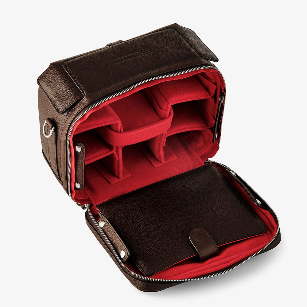 Bolso de mensajero Oberwerth LSI Leo, V2 - Marrón oscuro