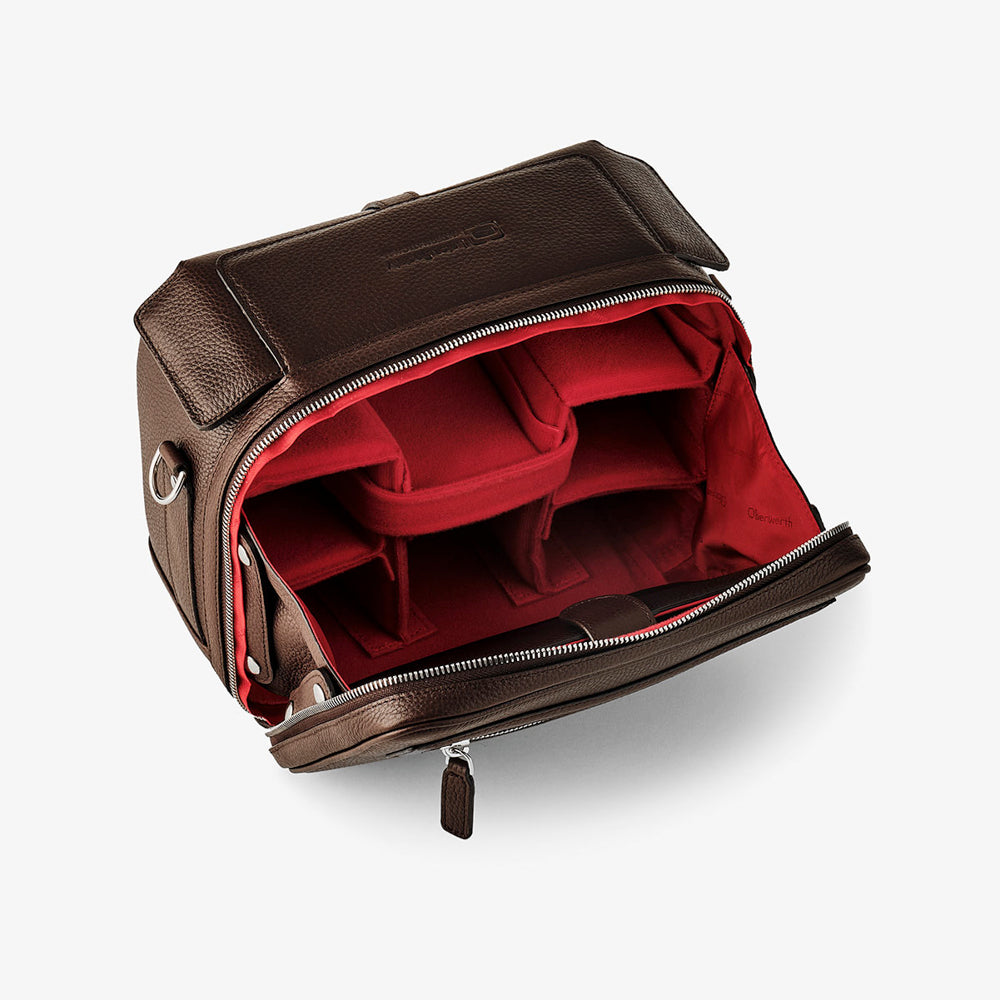 Bolso de mensajero Oberwerth LSI Leo, V2 - Marrón oscuro