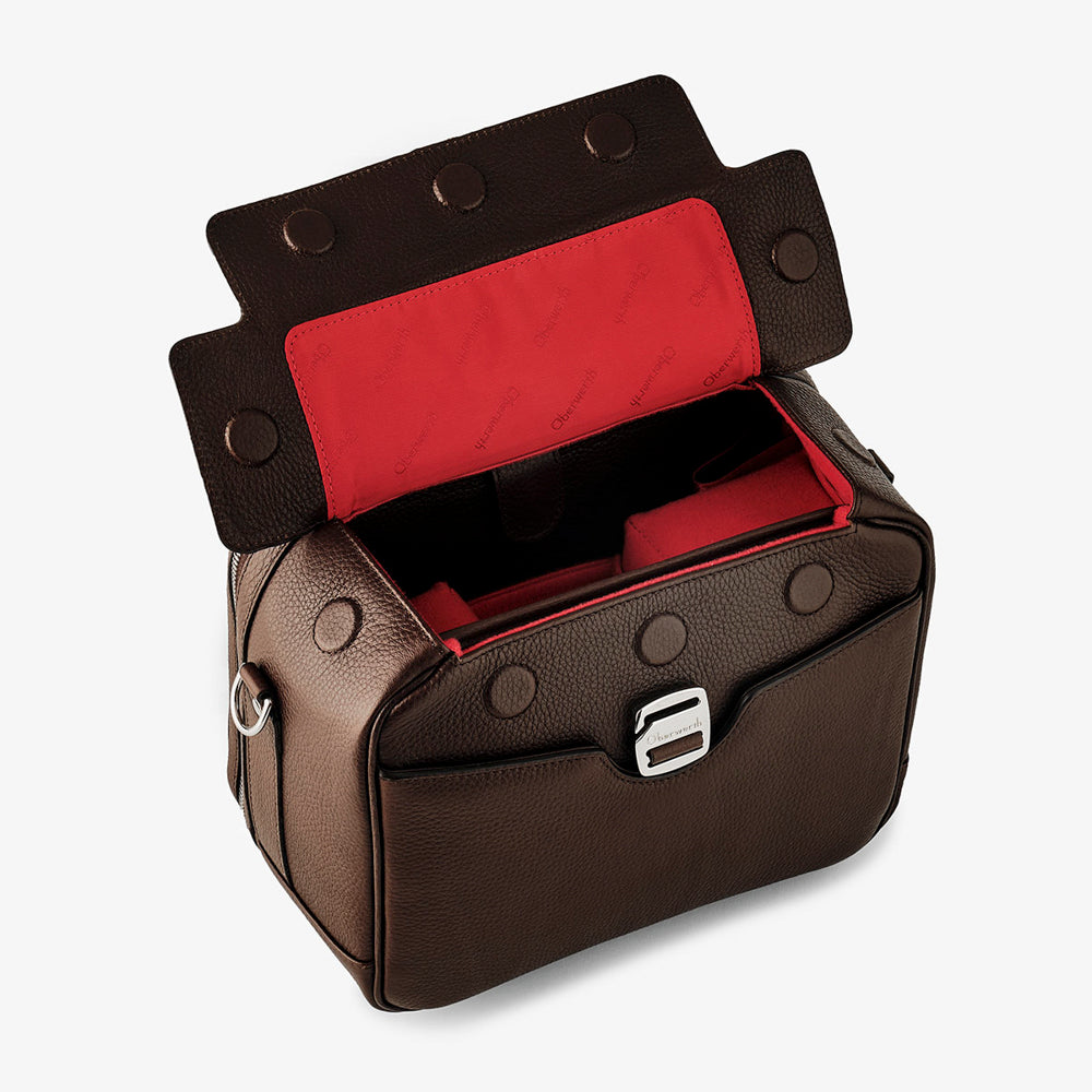 Bolso de mensajero Oberwerth LSI Leo, V2 - Marrón oscuro