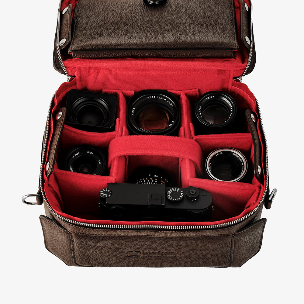 Bolso de mensajero Oberwerth LSI Leo, V2 - Marrón oscuro