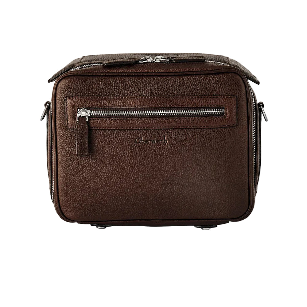 Bolso de mensajero Oberwerth LSI Leo, V2 - Marrón oscuro
