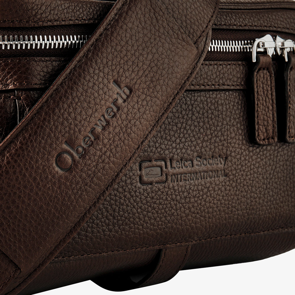 Bolso de mensajero Oberwerth LSI Leo, V2 - Marrón oscuro