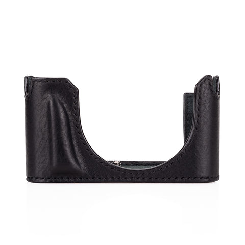 Arte di Mano Half Case for Leica D-Lux 8 - Rally Black with Black Stitching