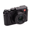 Arte di Mano Half Case for Leica D-Lux 8 - Rally Black with Black Stitching
