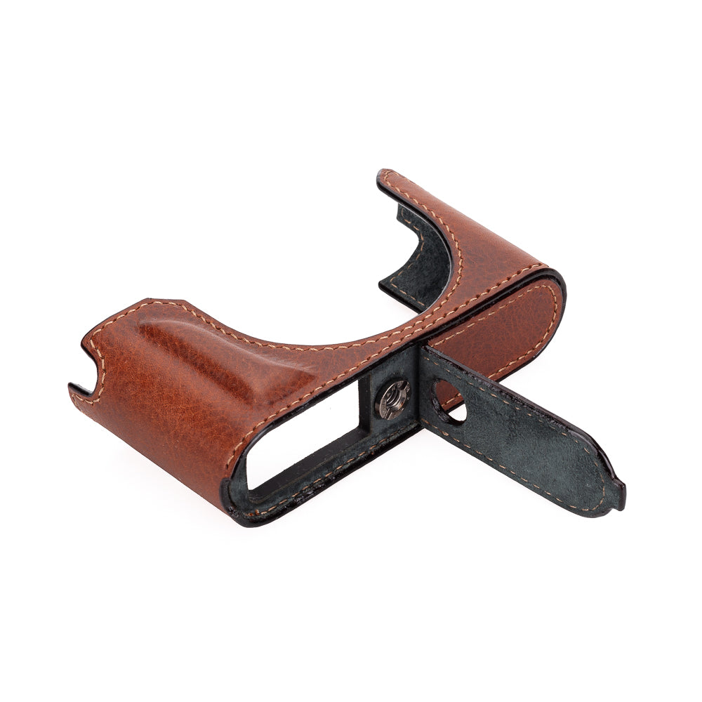 Funda media Arte di Mano para Leica D-Lux 8 con acceso a la batería - Rally Volpe.