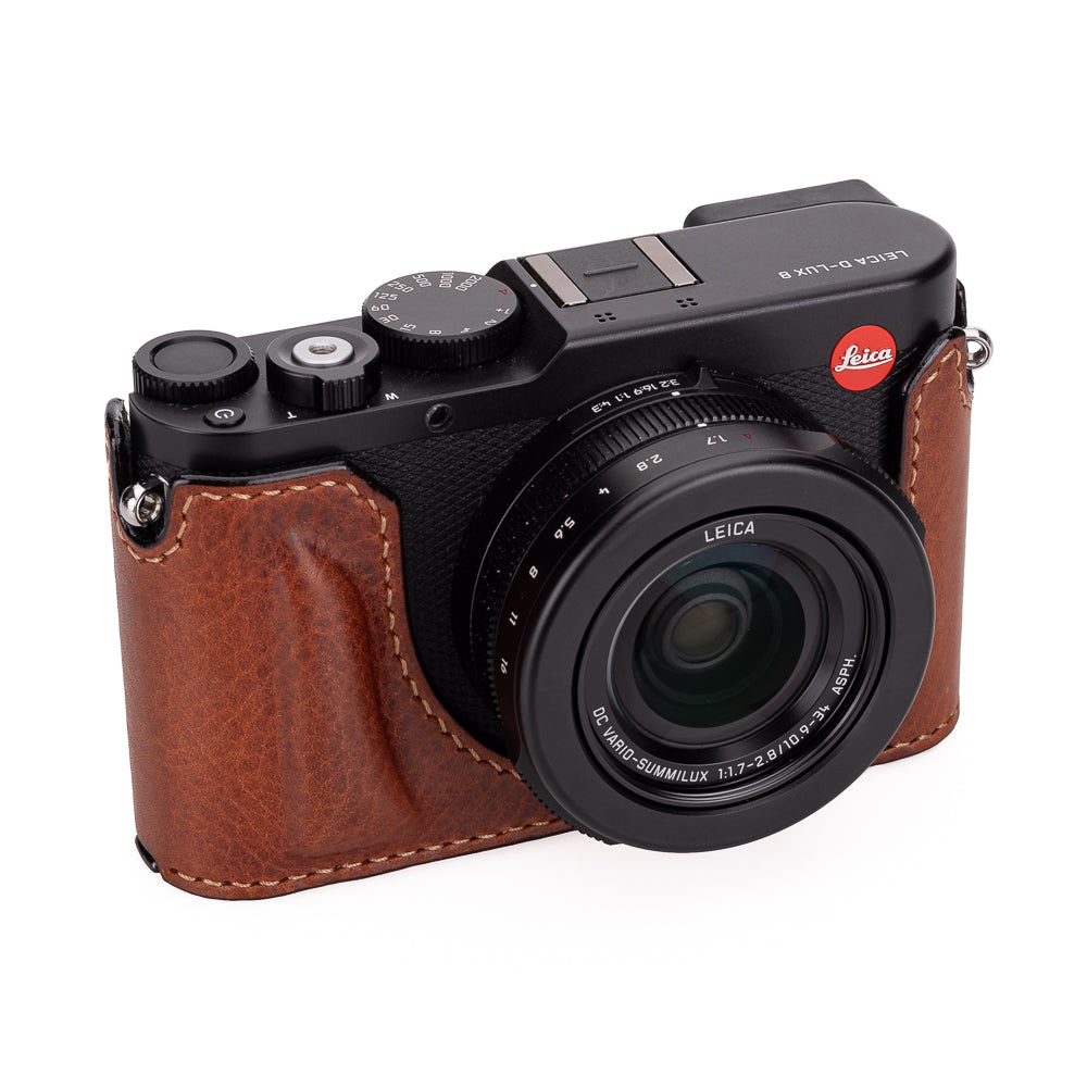 Funda media Arte di Mano para Leica D-Lux 8 con acceso a la batería - Rally Volpe.