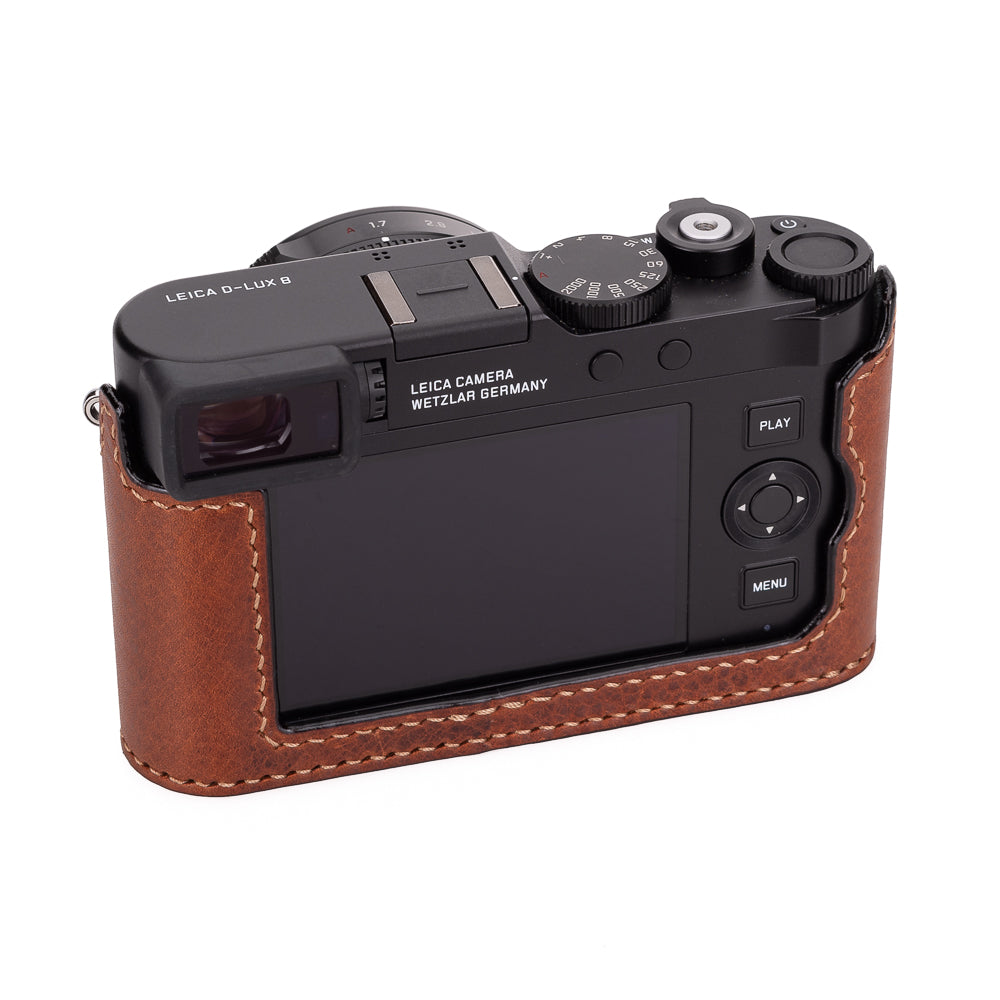Funda media Arte di Mano para Leica D-Lux 8 con acceso a la batería - Rally Volpe.