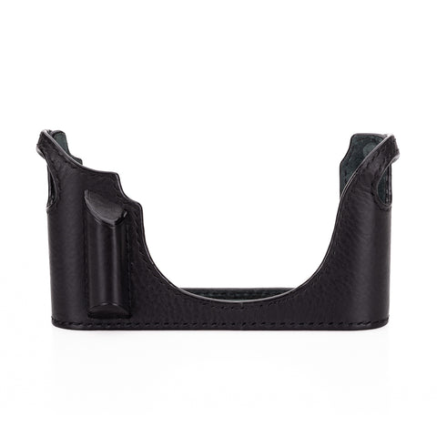 Used Arte di Mano Aventino Half Case for Leica M10, M10-P, M10-R & M10 Mono - Black with Black Stitching