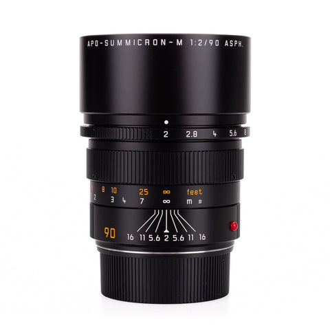 Used Leica APO-Summicron-M 90mm f/2 ASPH, black - 6-Bit - UVa Filter