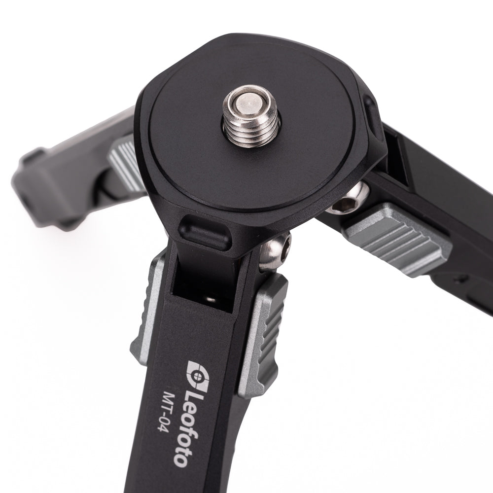 Kit de trípode de mesa Leofoto MT-04+LH-30, negro