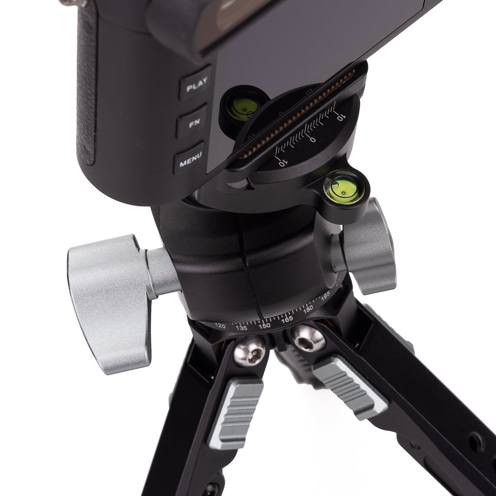 Kit de trípode de mesa Leofoto MT-04+LH-30, negro