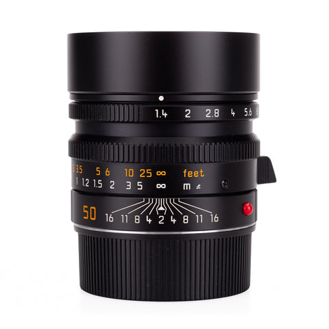 Used Leica Summilux-M 50mm f/1.4 ASPH, black - 6-Bit - UVa Filter - Recent Leica CLA