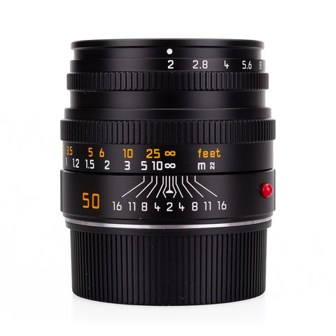 Used Leica Summicron-M 50mm f/2 (V5), black - 6-Bit (Germany)