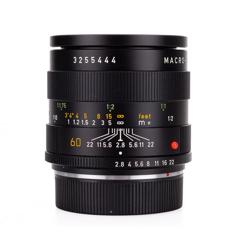 Used Leica Macro-Elmarit-R 60mm f/2.8 V2 E55 3-CAM (1983) - Recent DAG CLA