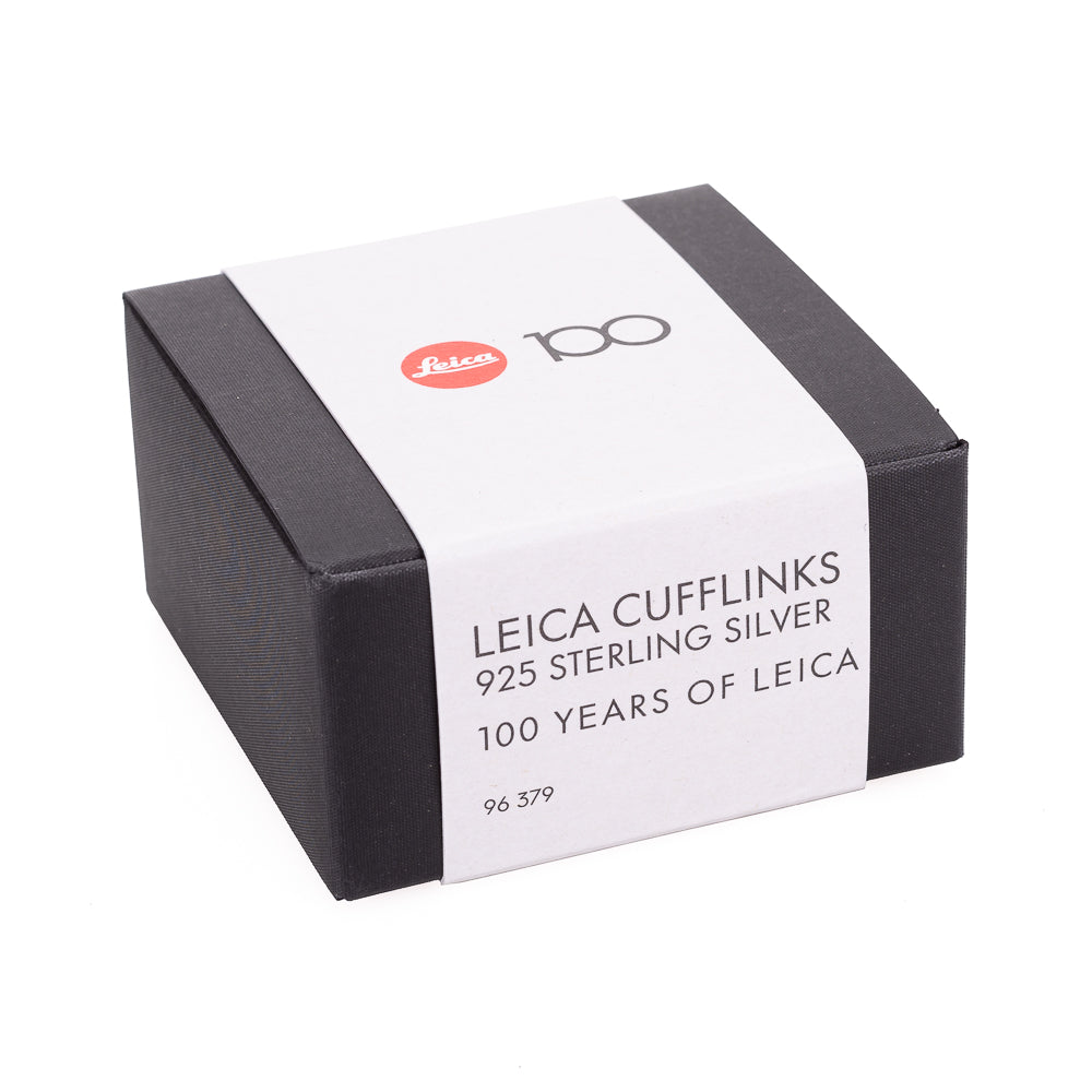 Leica Cufflinks, silver, 100 YEARS OF LEICA